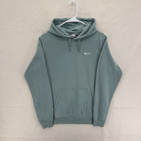 Nike Other - Nike Hoodie Mens M Green Seafoam Pullover Fleece Sweatshirt Embroidered Swoosh